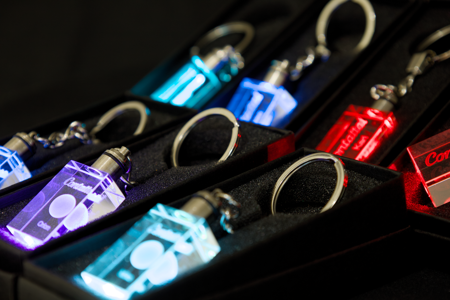 LED Sleutelhanger Golf, Gepersonaliseerd met Jouw Naam