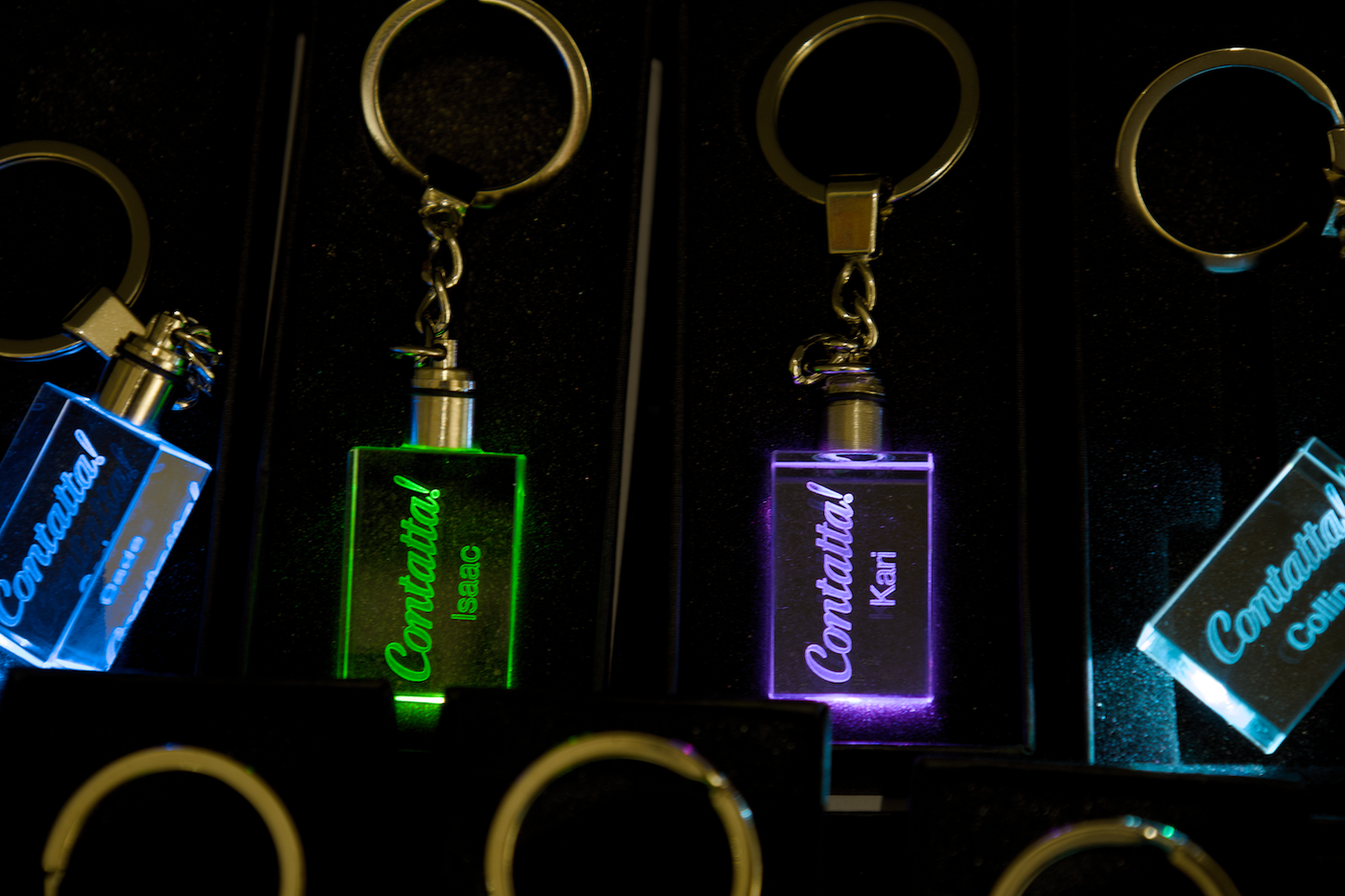 LED Sleutelhanger Golf, Gepersonaliseerd met Jouw Naam