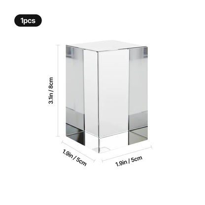 K9-Kristall mit Gravur – 50 × 50 × 80 mm