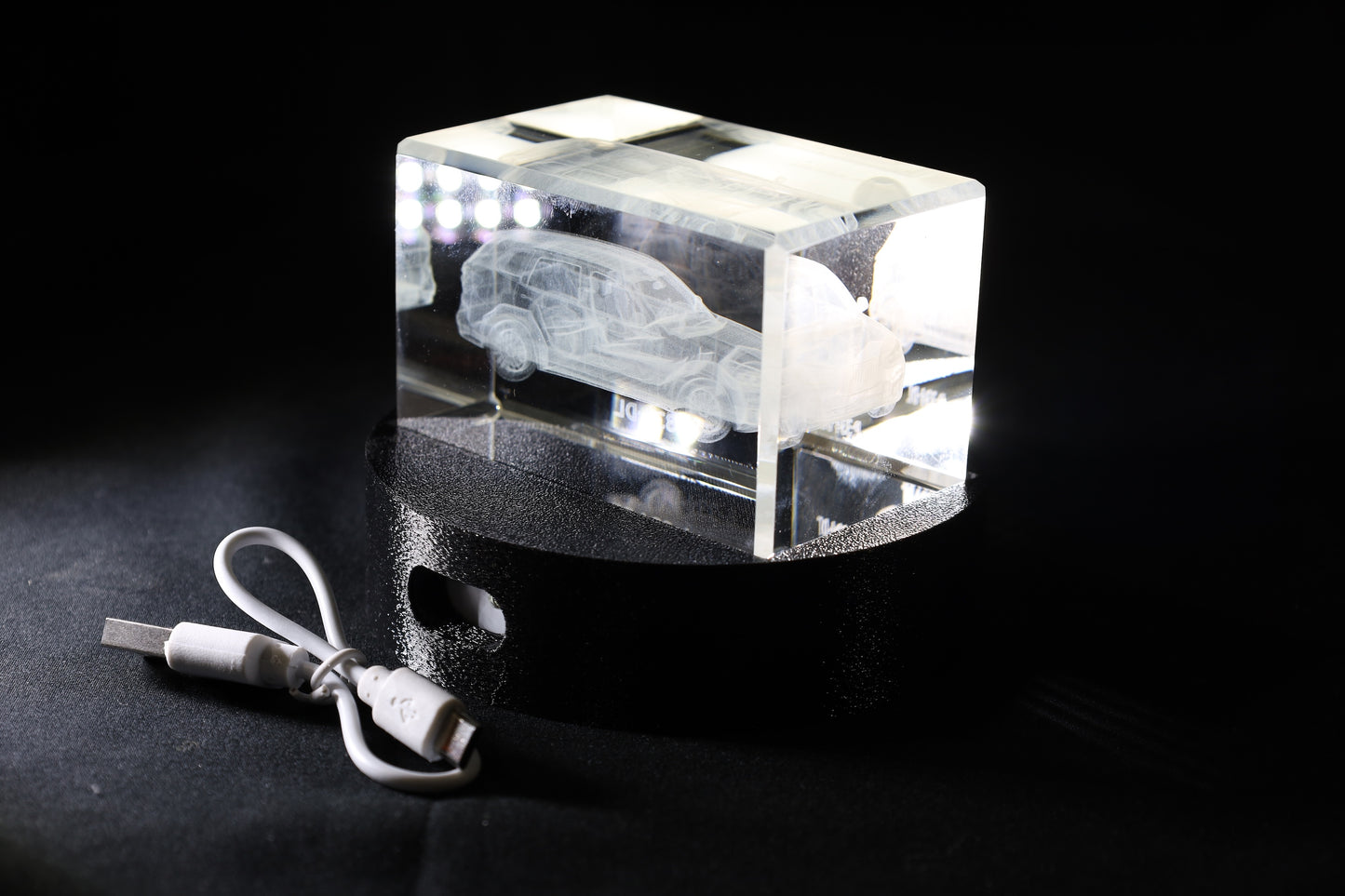 LED Lichtbase Zwart – Perfecte aanvulling voor K9 Kristal LANDSCAPE