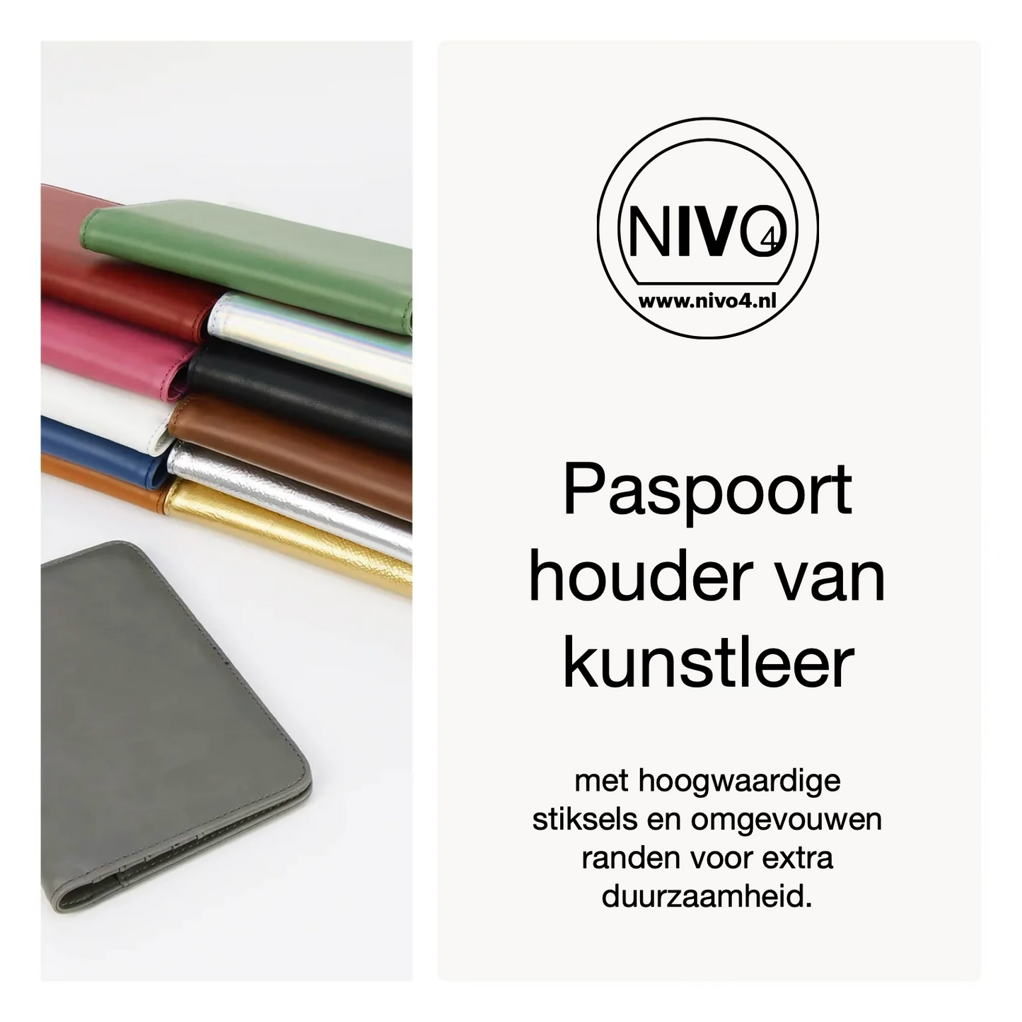 Luxe LaseretteⓇ Paspoorthouder Bruin (inclusief graveren!)