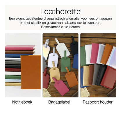 Luxe LaseretteⓇ Paspoorthouder Bruin (inclusief graveren!)