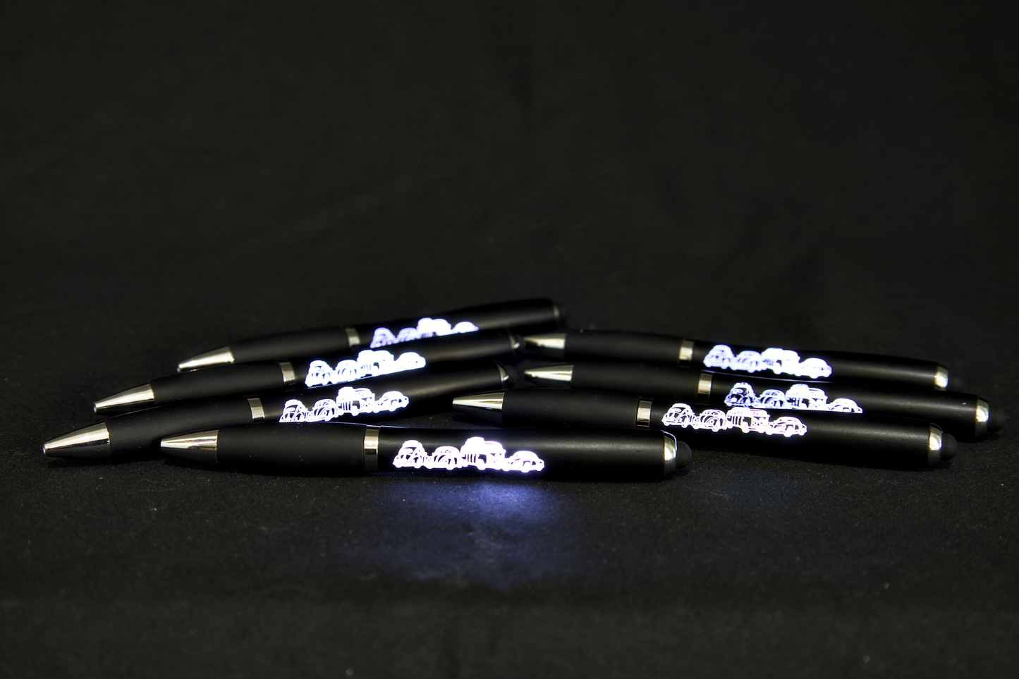 VW LED Pen met Gegraveerd Volkswagens – Lichtgevende Balpen