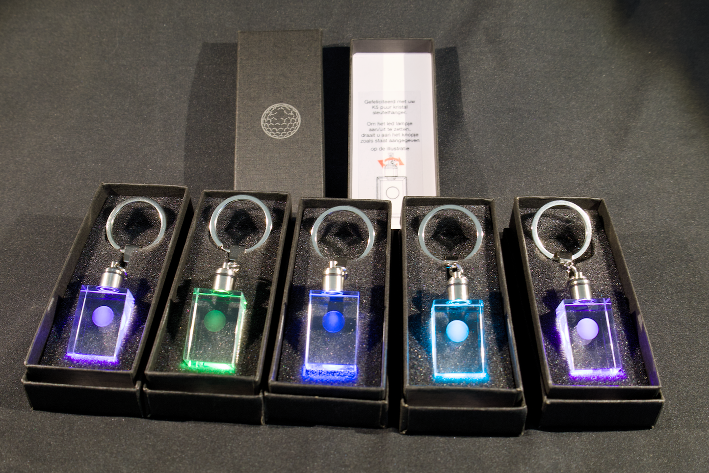 LED Sleutelhanger Golf, Gepersonaliseerd met Jouw Naam