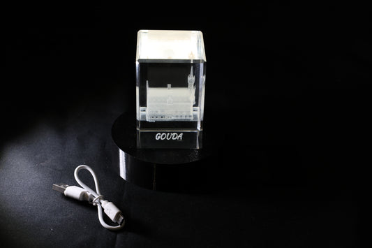 LED Lichtbase Zwart – Perfecte aanvulling voor K9 Kristal VERTICAAL
