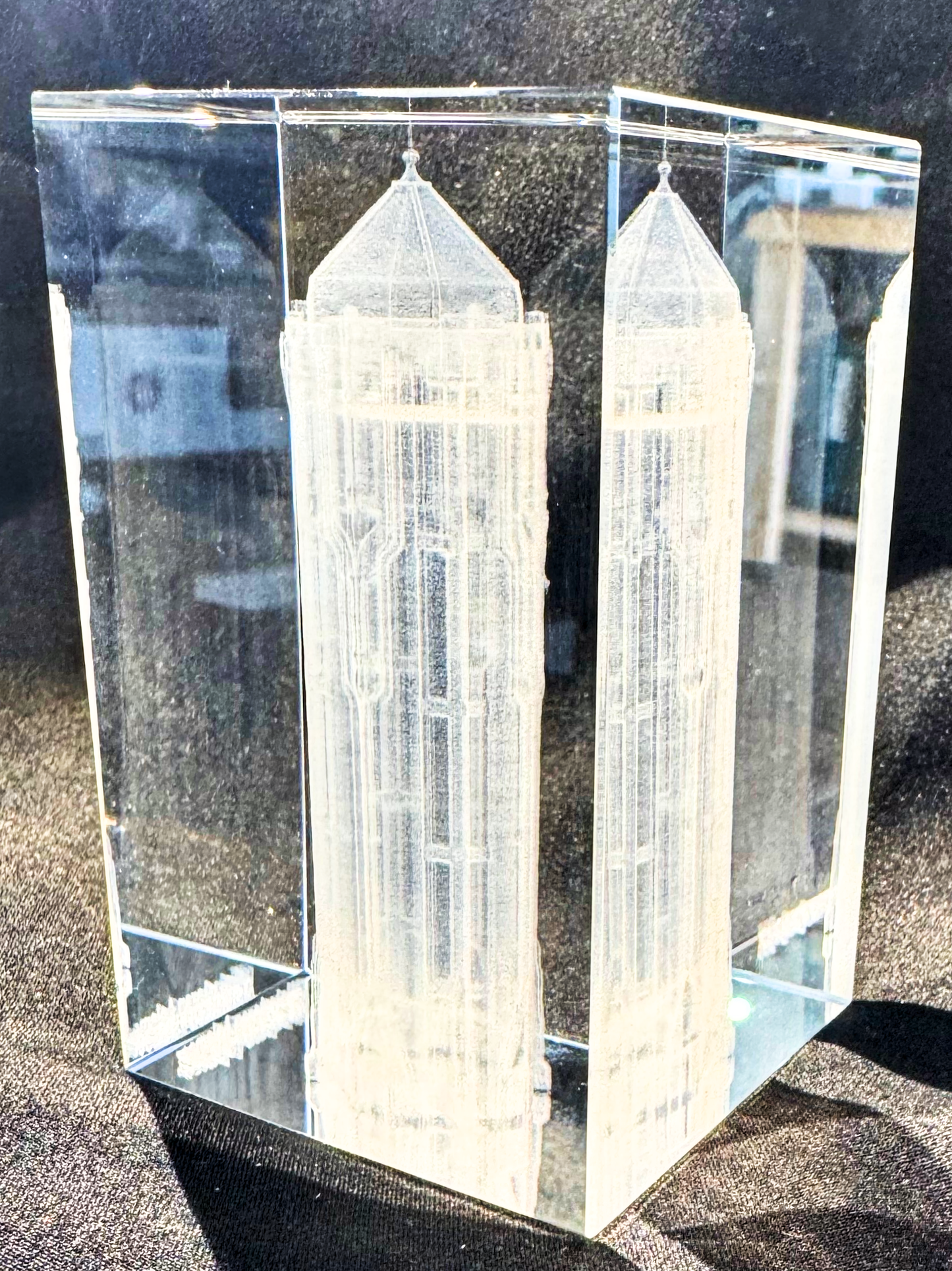 WVA-Startturm aus 3D-Kristall – 50 x 50 x 80 mm