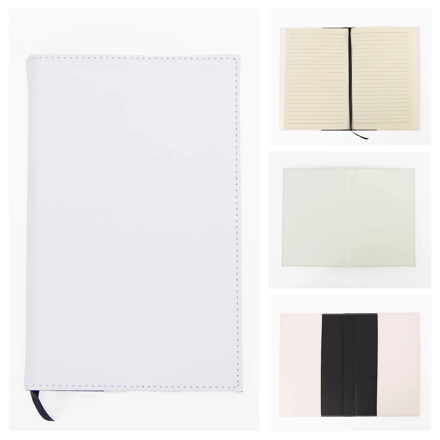 LaseretteⓇ Luxe Notitieboek Wit (inclusief graveren naam en logo!)