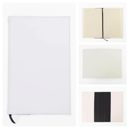 LaseretteⓇ Luxe Notitieboek Wit (inclusief graveren naam en logo!)